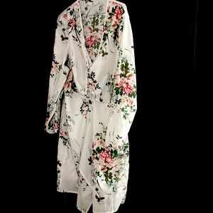 White floral print dress